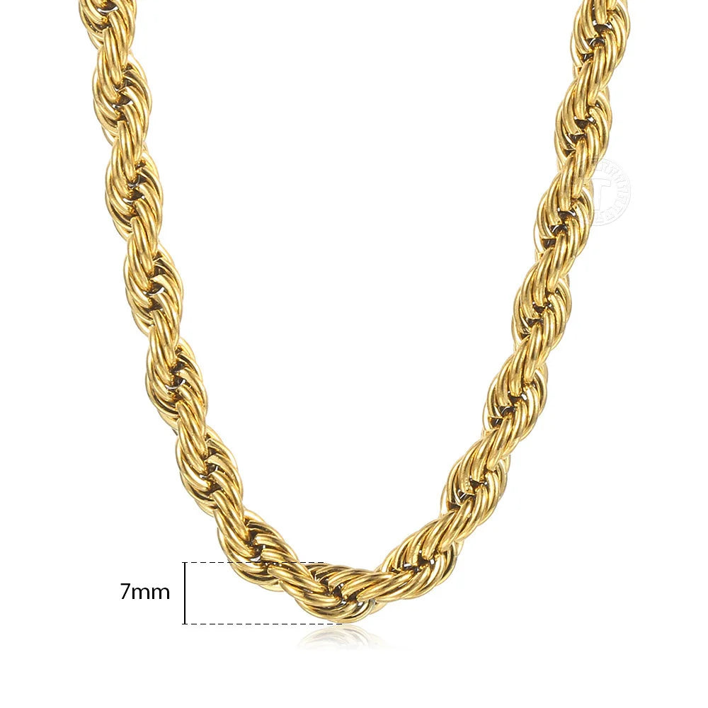 Twisted Link Necklace
