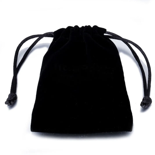 Black Velvet Jewelry Pouch