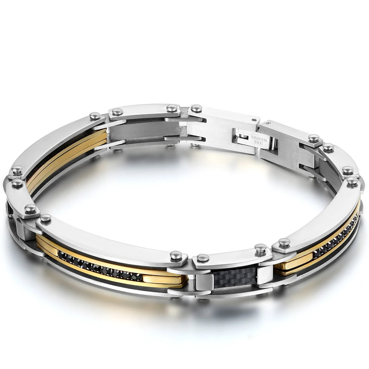 Two-Tone Link Bracelet