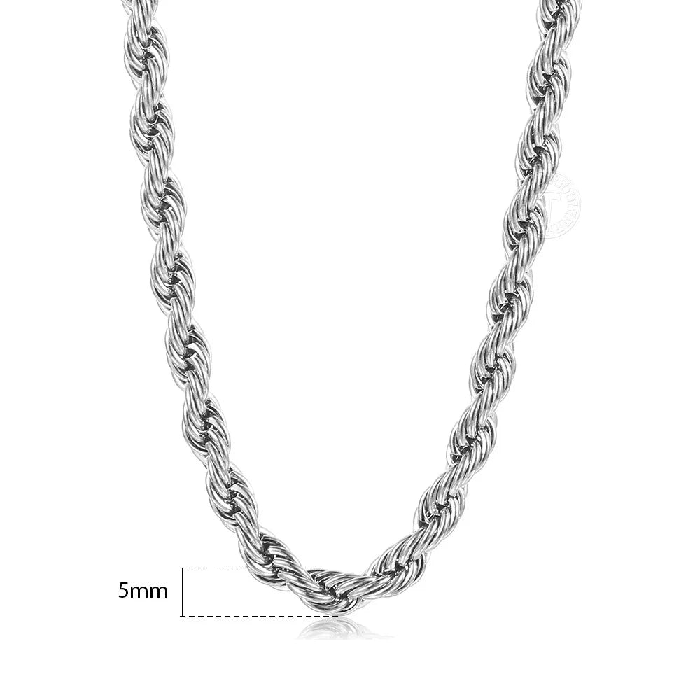 Twisted Link Necklace