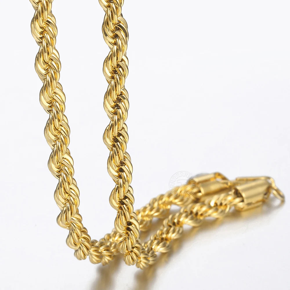 Twisted Link Necklace