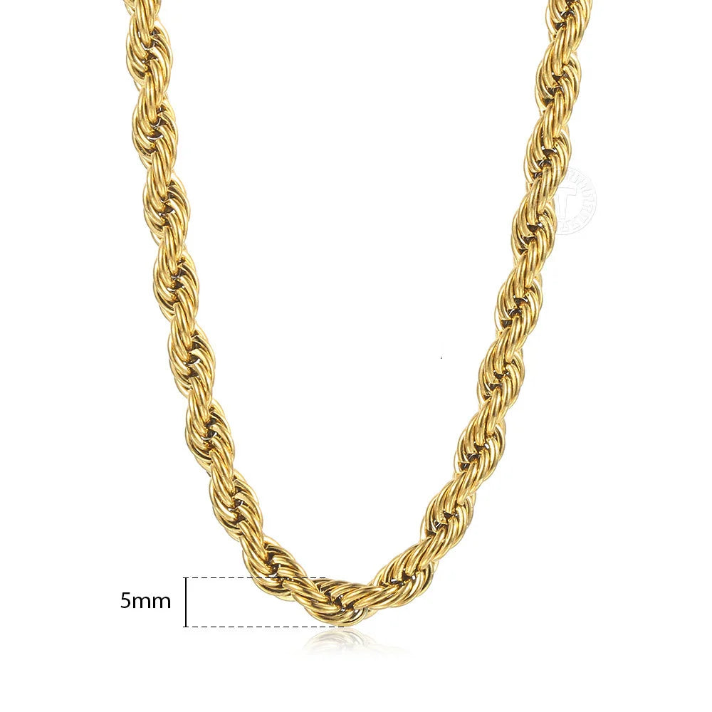Twisted Link Necklace
