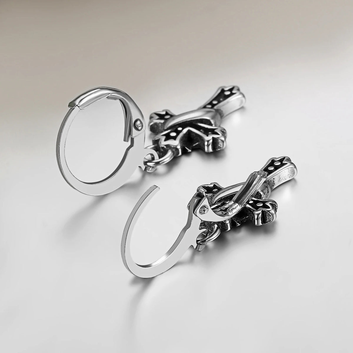 Cross Dangle Earrings