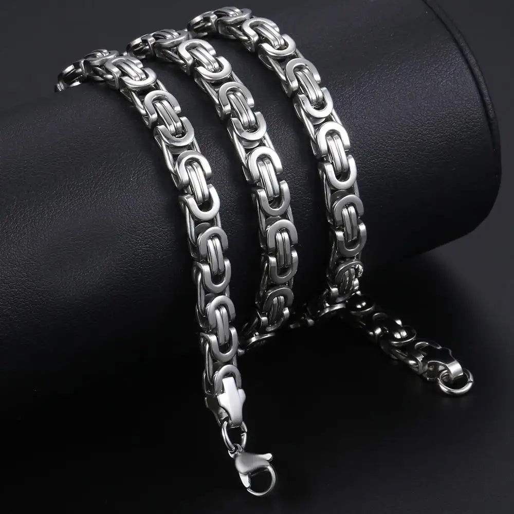 Silver Byzantine Chain