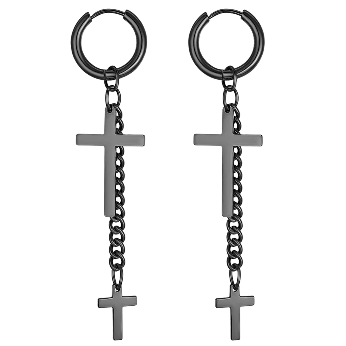 Double Cross Earrings