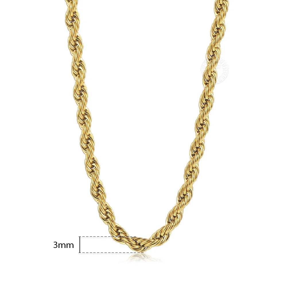 Twisted Link Necklace