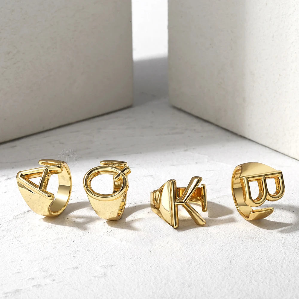 Golden Initial Ring