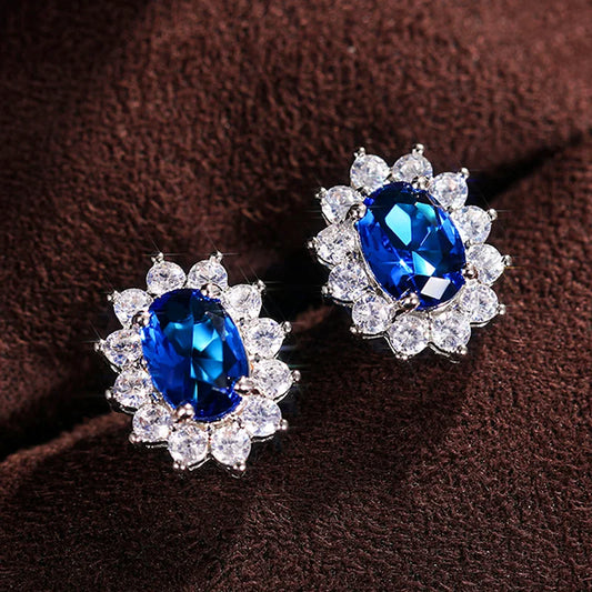 A collection of wonderful flower-shaped earrings