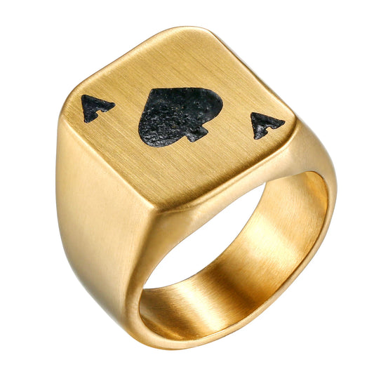 Ace of Spades Ring