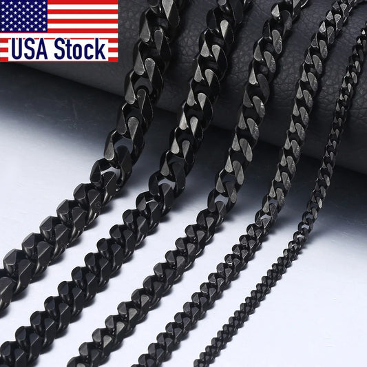 Black Cuban Link Chain