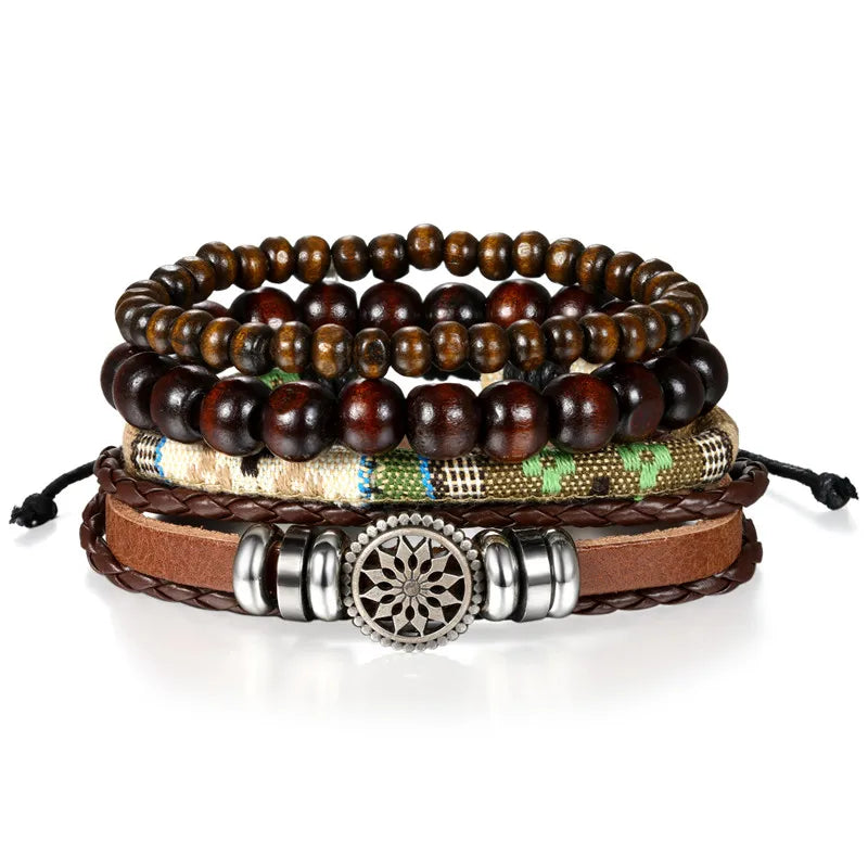 Leather Charm Bracelet