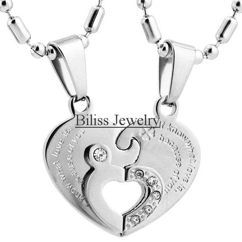 Shared Heart Necklaces