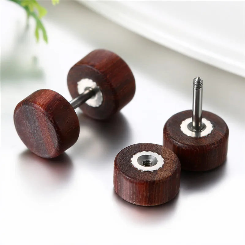 Wood Disc Studs