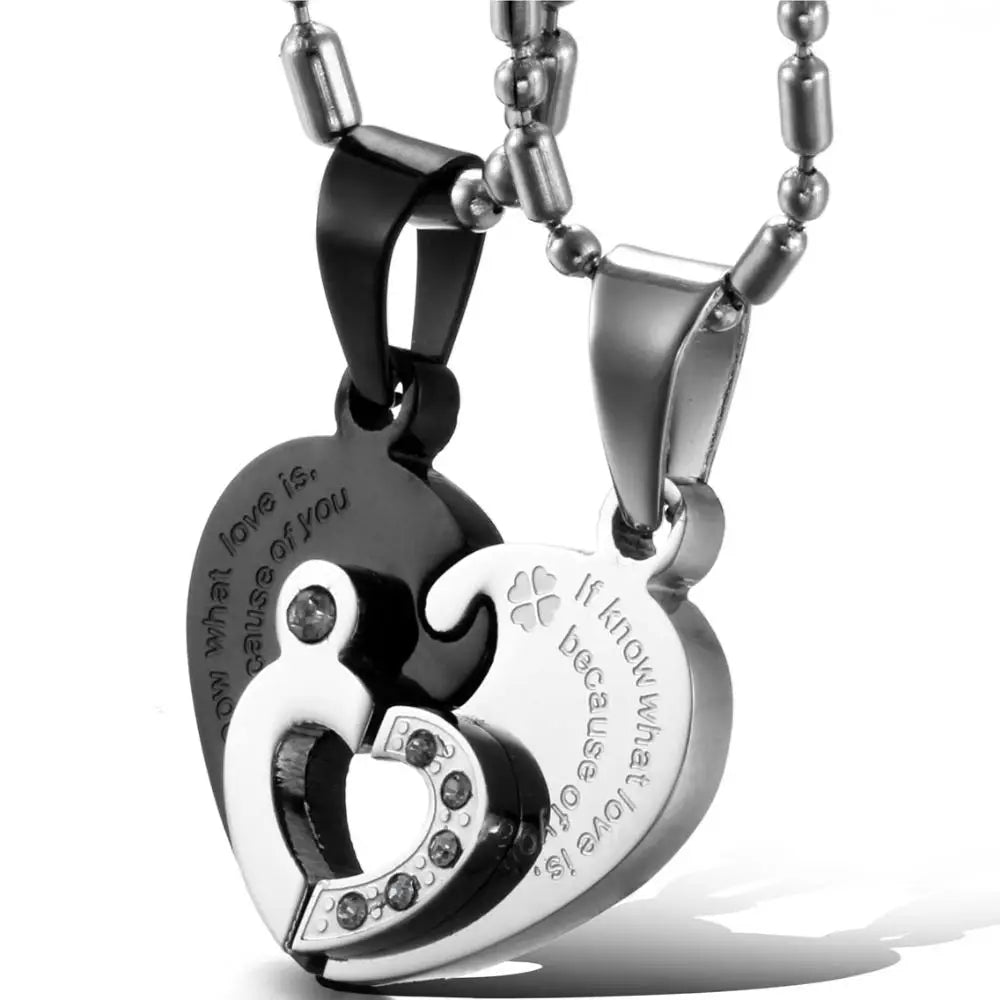 Shared Heart Necklaces
