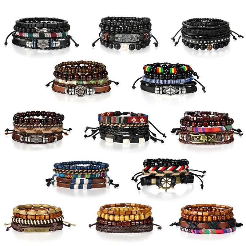Leather Charm Bracelet