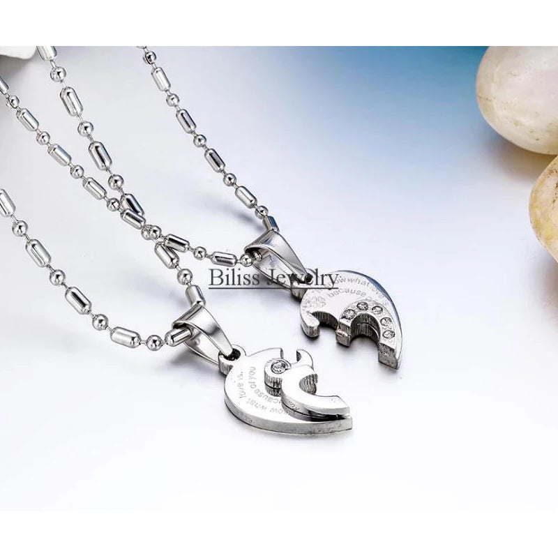 Shared Heart Necklaces
