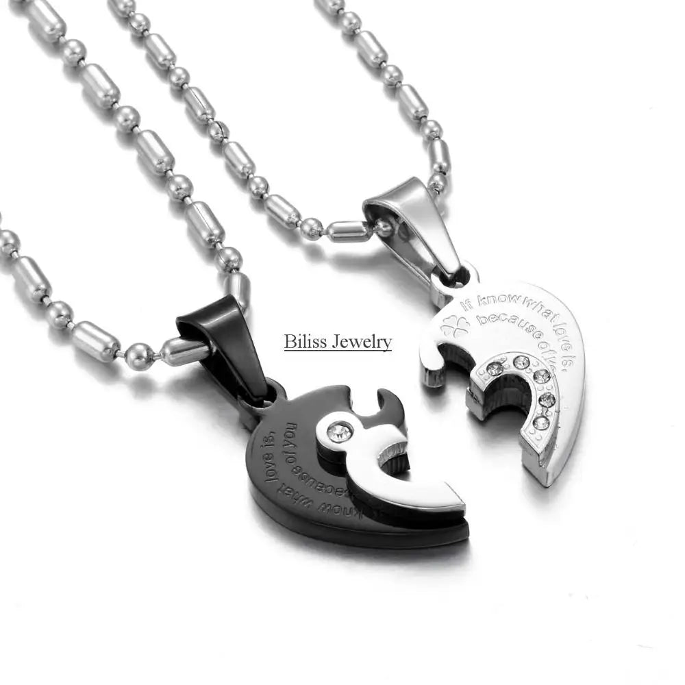 Shared Heart Necklaces