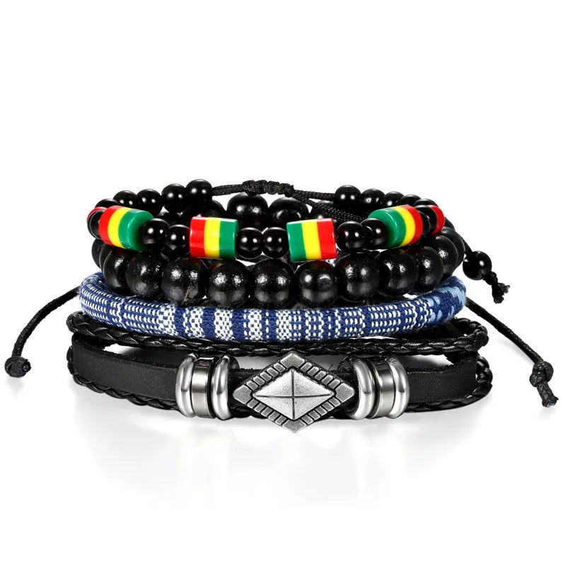 Leather Charm Bracelet