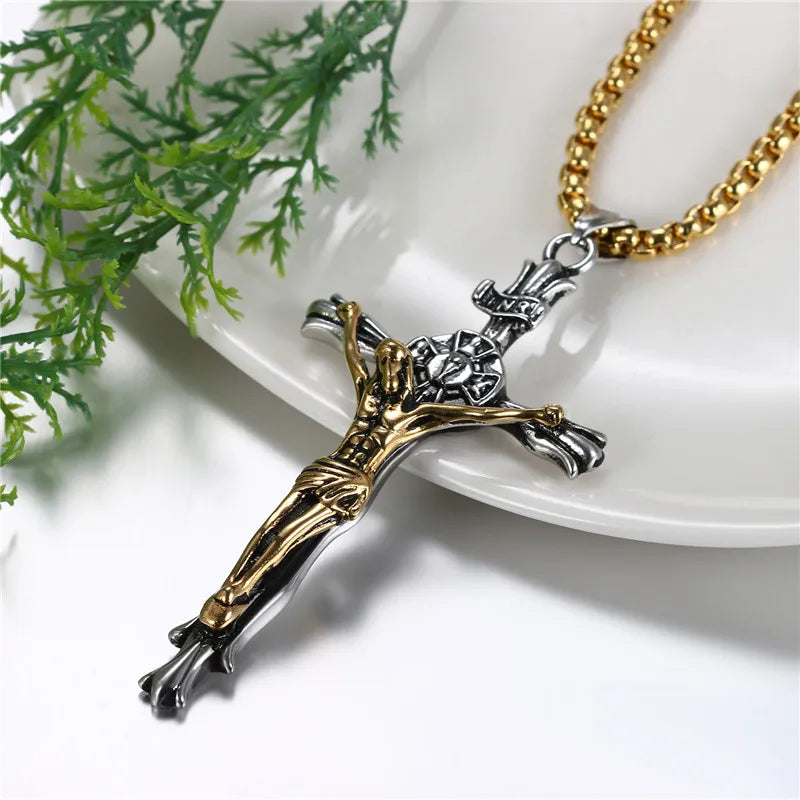 Statement Cross Necklace