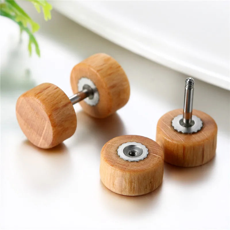Wood Disc Studs