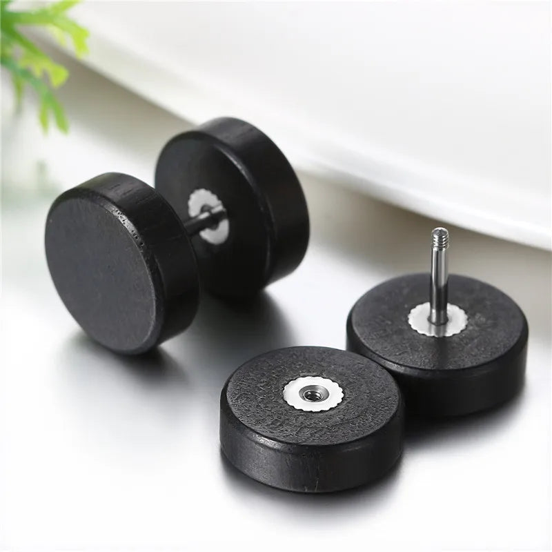 Wood Disc Studs