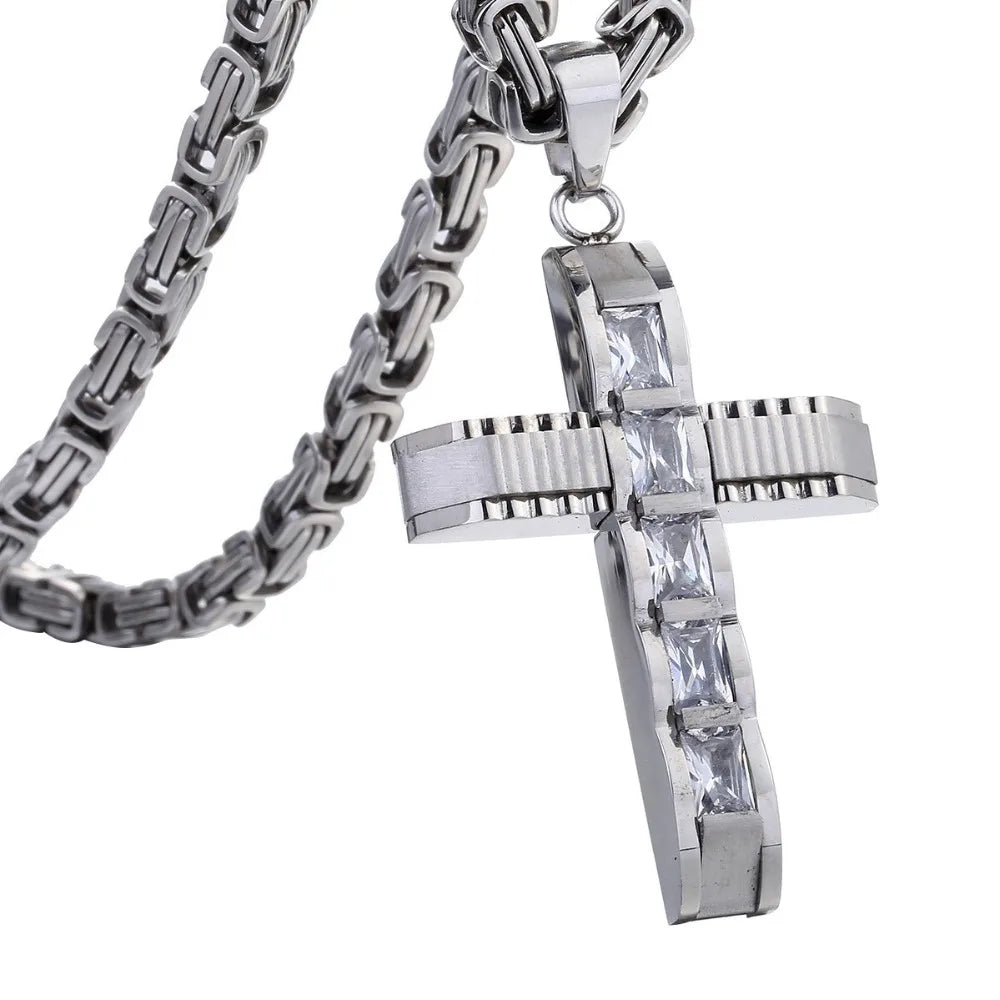 Byzantine Cross Necklace
