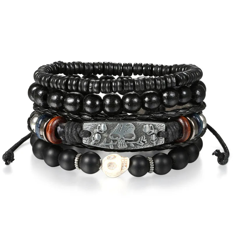 Leather Charm Bracelet