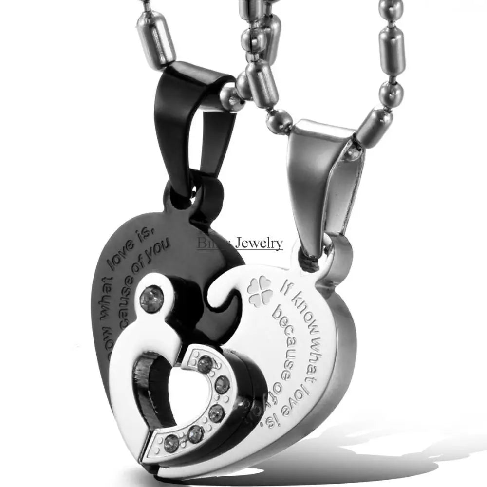 Shared Heart Necklaces