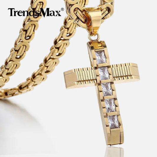 Byzantine Cross Necklace