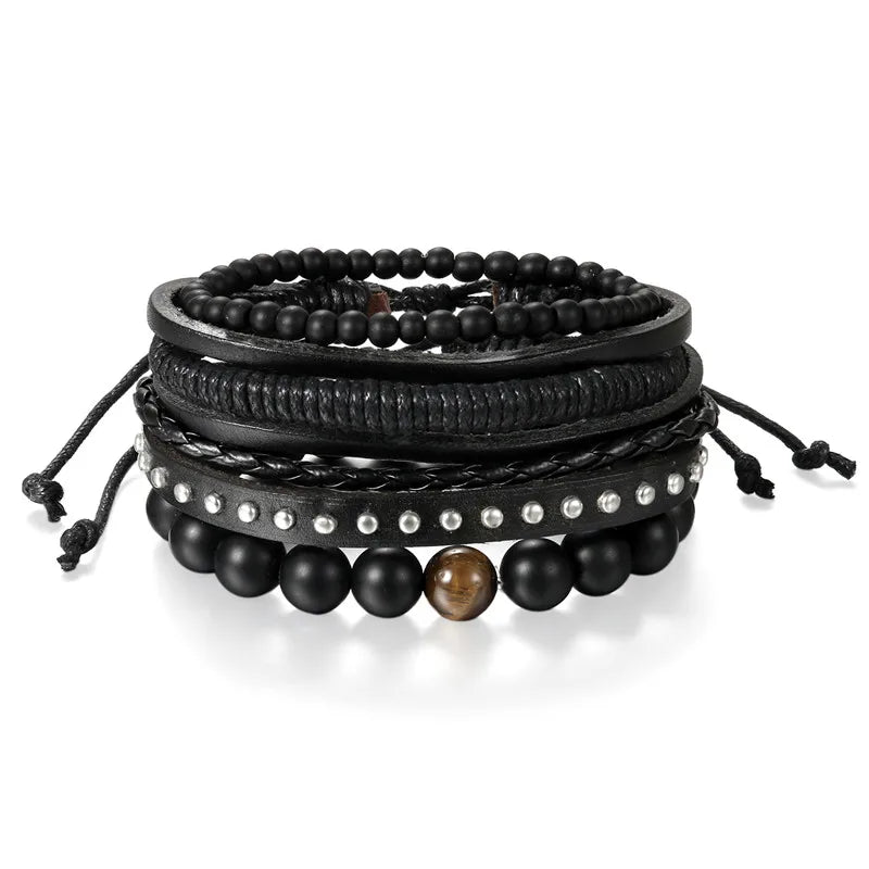 Leather Charm Bracelet