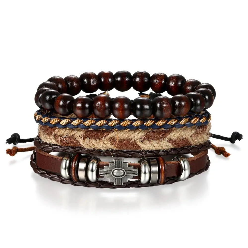 Leather Charm Bracelet