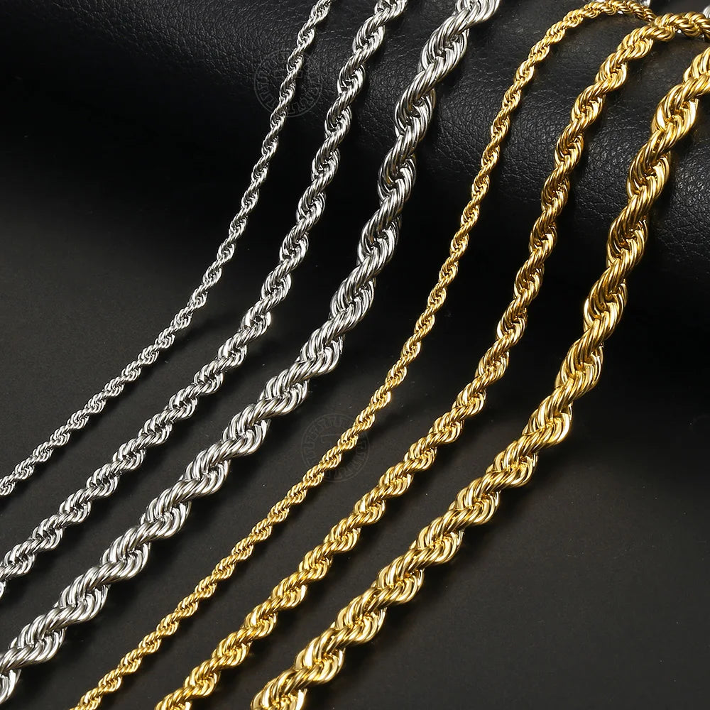 Twisted Link Necklace