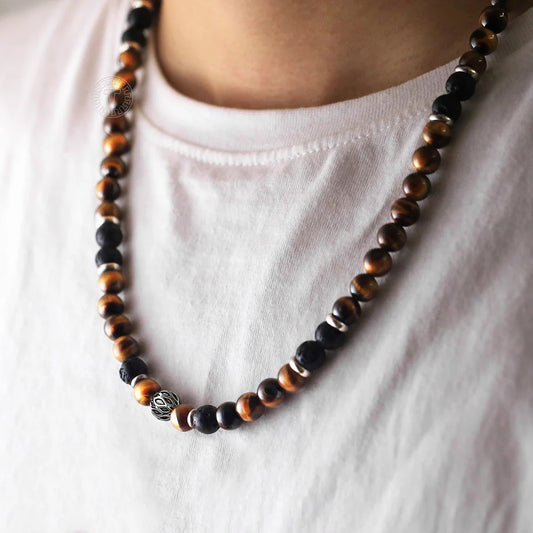 Tiger Eye Bead Necklace