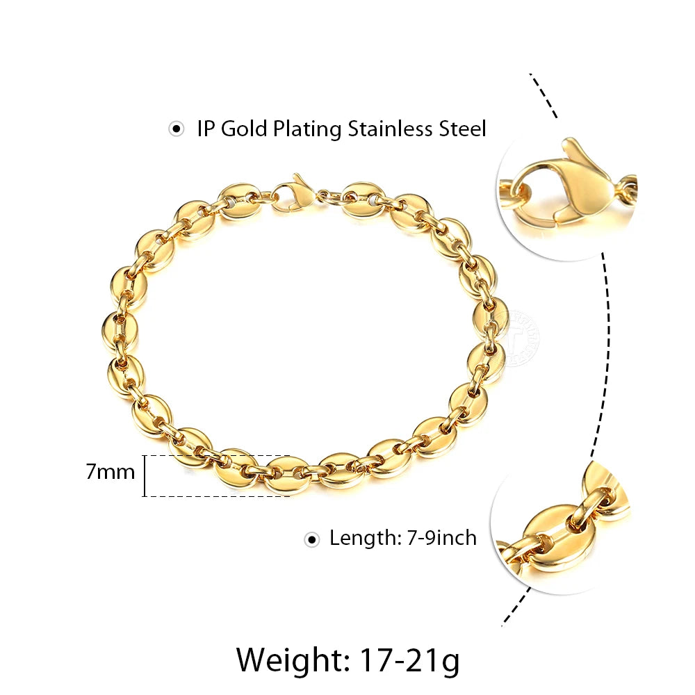 Coffee Bean Bracelet