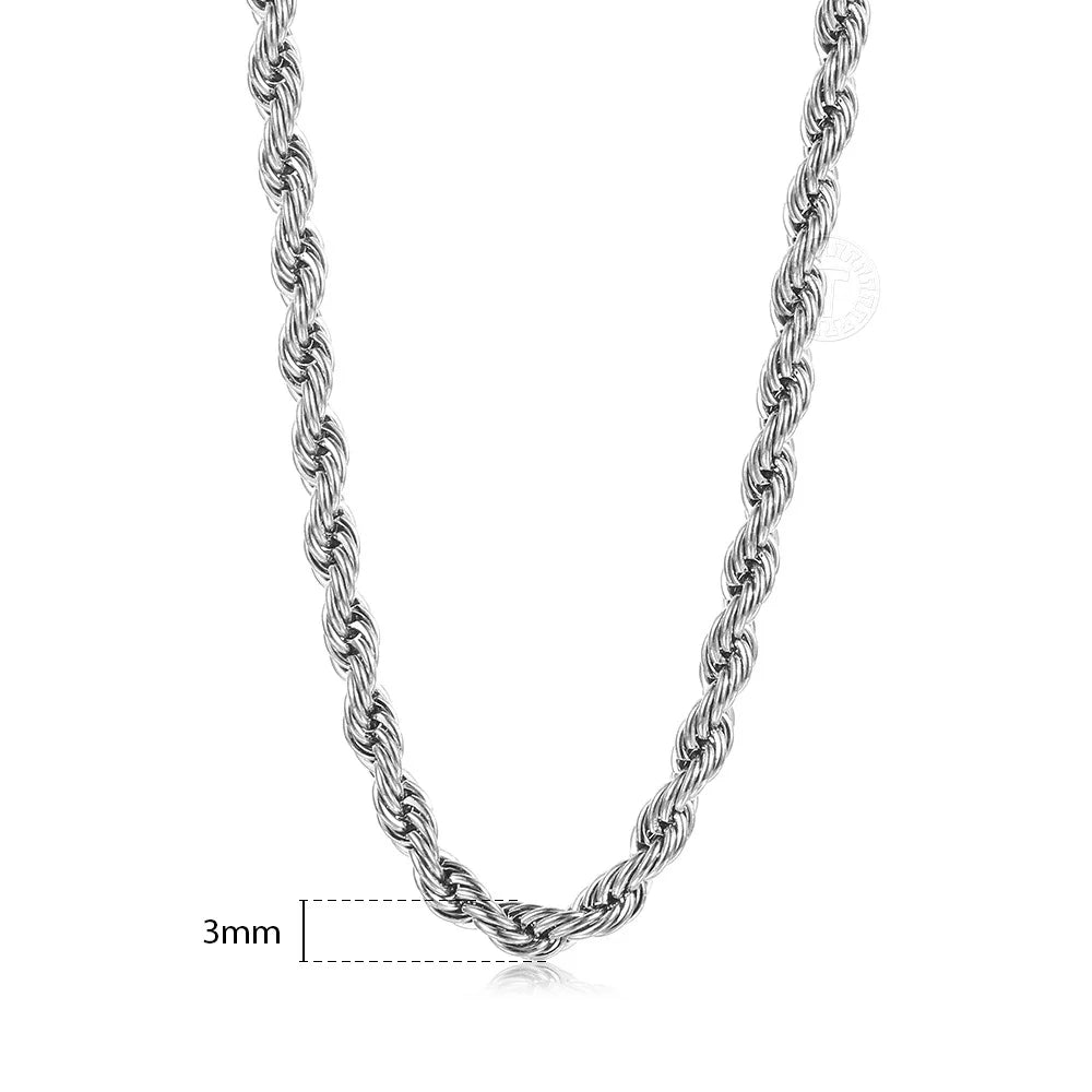 Twisted Link Necklace
