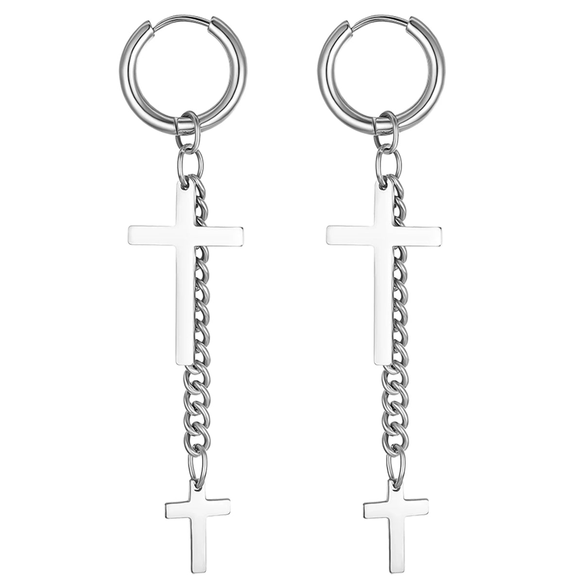 Double Cross Earrings