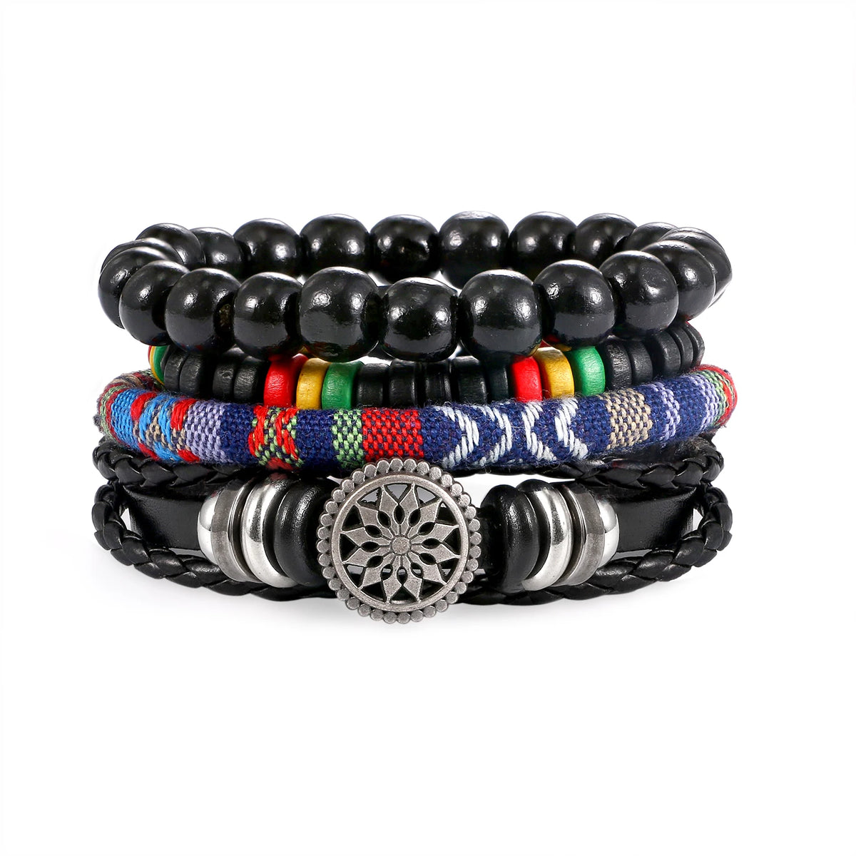 Leather Charm Bracelet