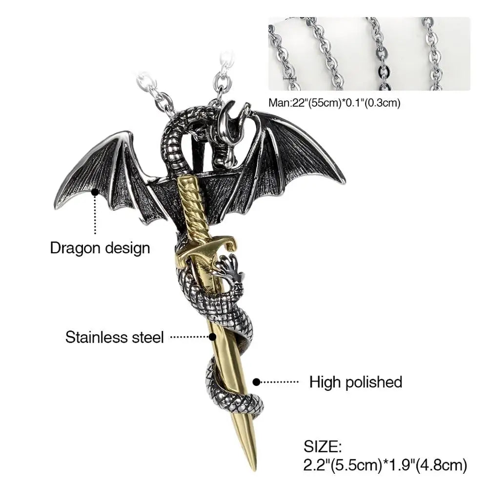 Dragon Sword Necklace