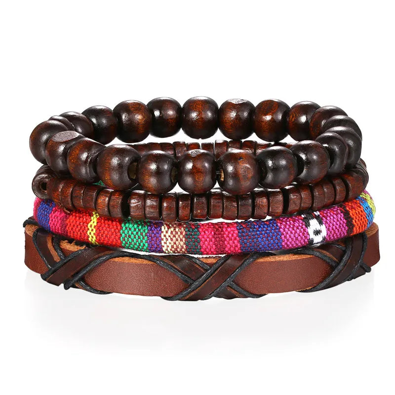 Leather Charm Bracelet