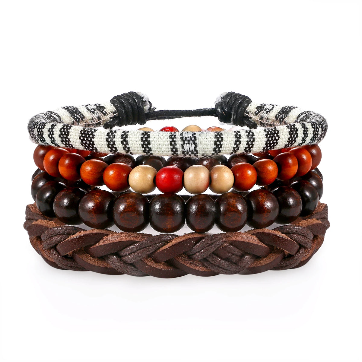 Leather Charm Bracelet