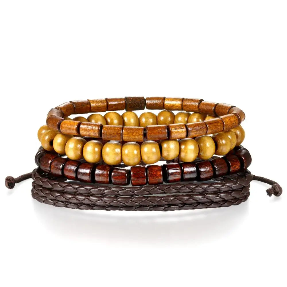 Leather Charm Bracelet