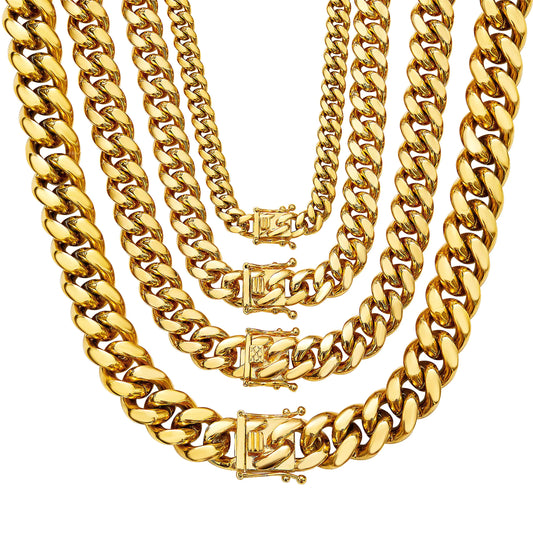 12mm Cuban Link Chain Necklace
