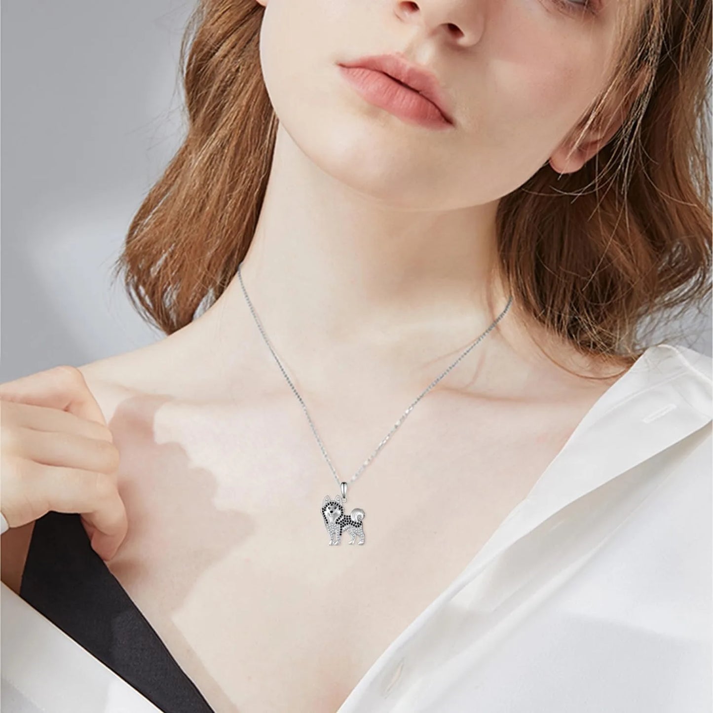 Husky Charm Necklace