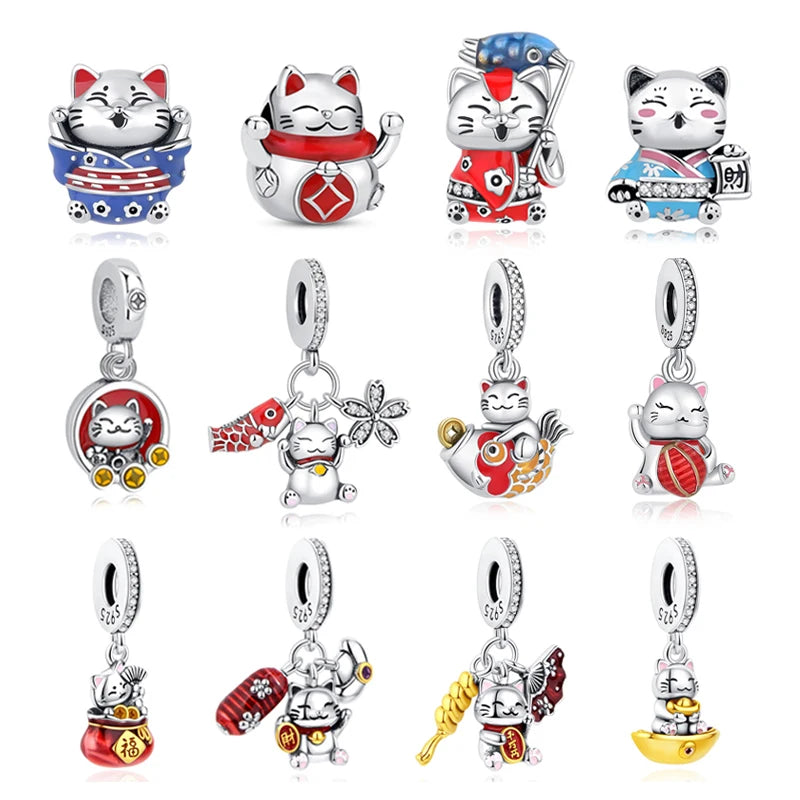 Lucky Cat Charms