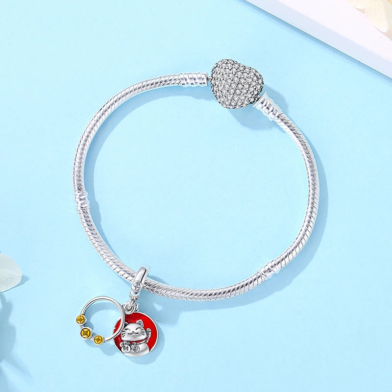 Lucky Cat Charms