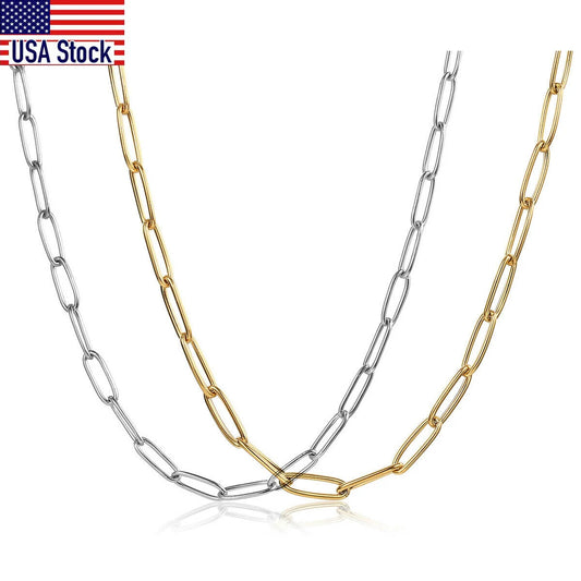 Paperclip Link Necklace