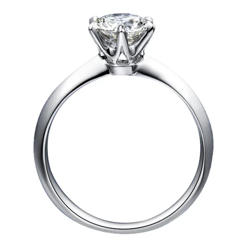 Round Moissanite Ring
