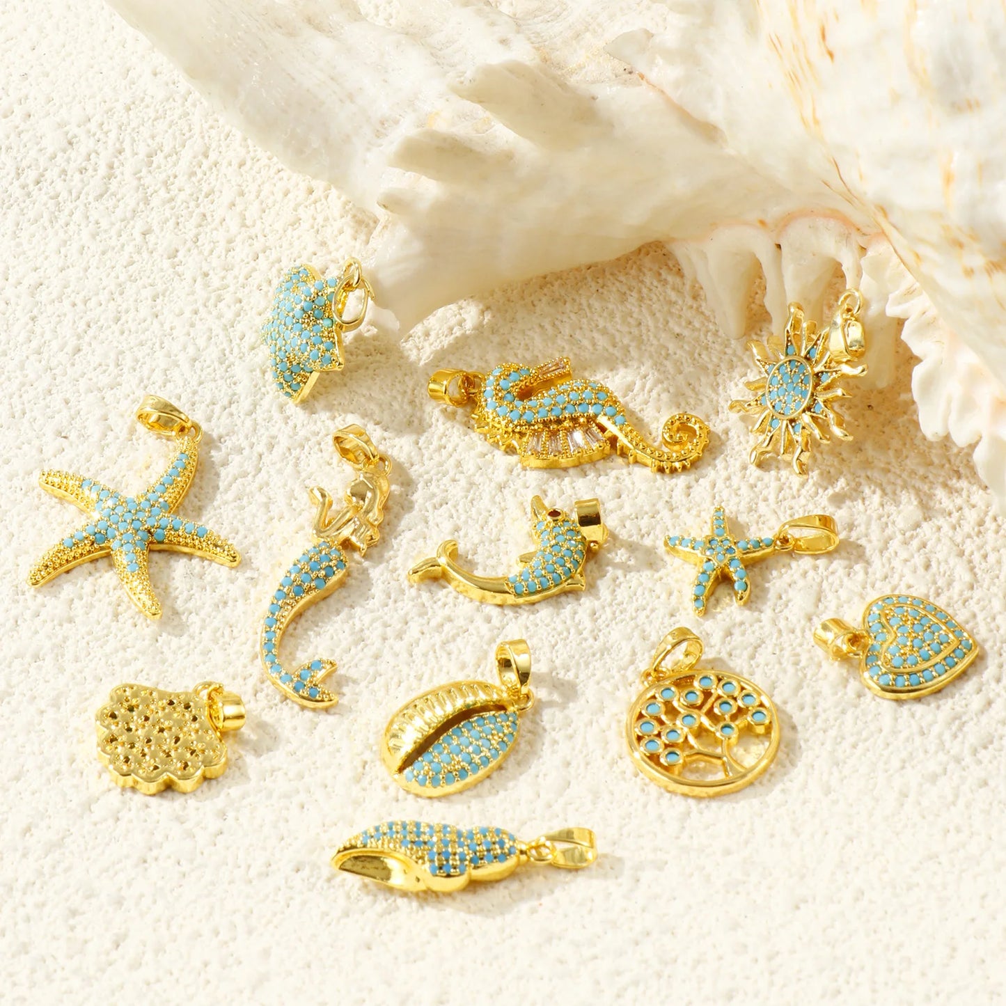 Ocean Charm Beads