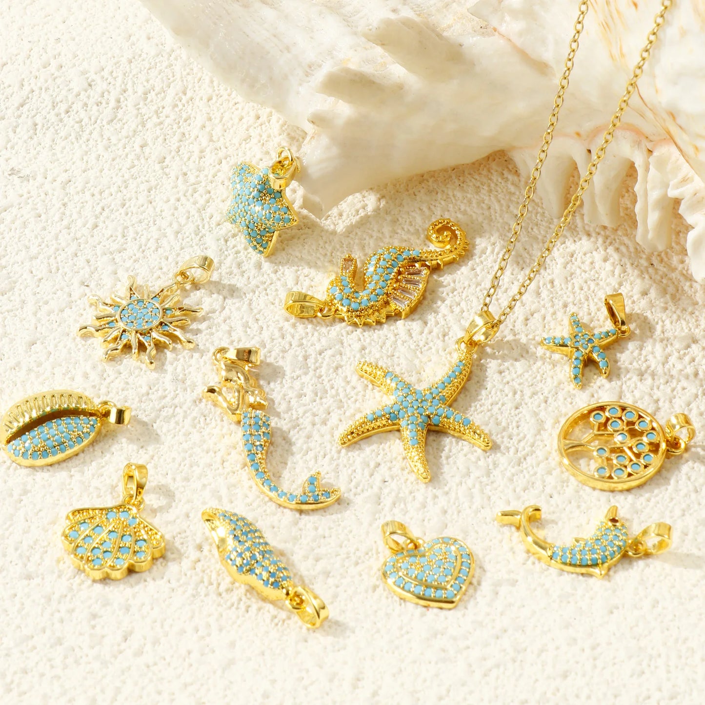 Ocean Charm Beads