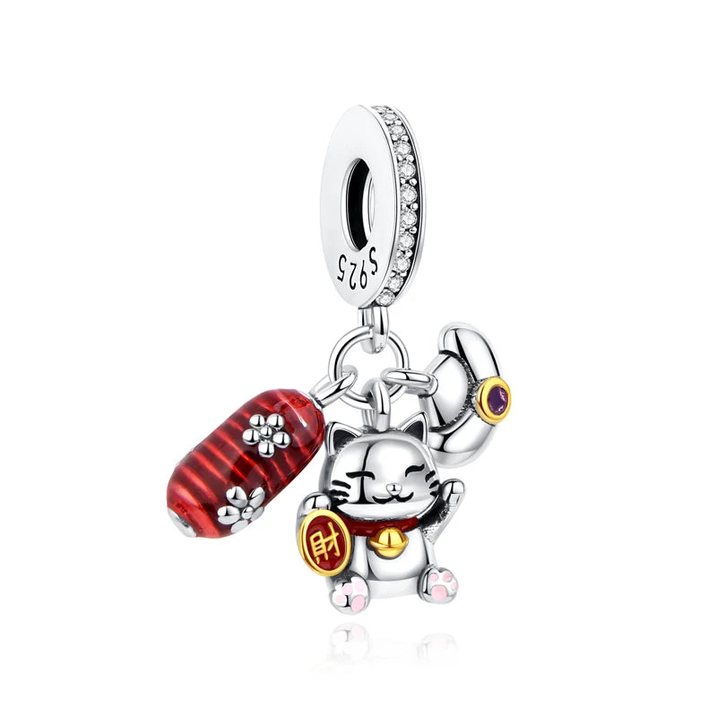 Lucky Cat Charms